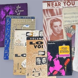 Vintage Gospel Hymnal Sheet Music Collection 1940s-1990s